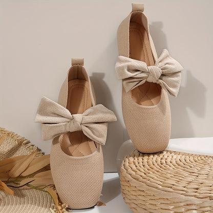 Neria | Women's Breathable Flat Shoes with Decorative Bow