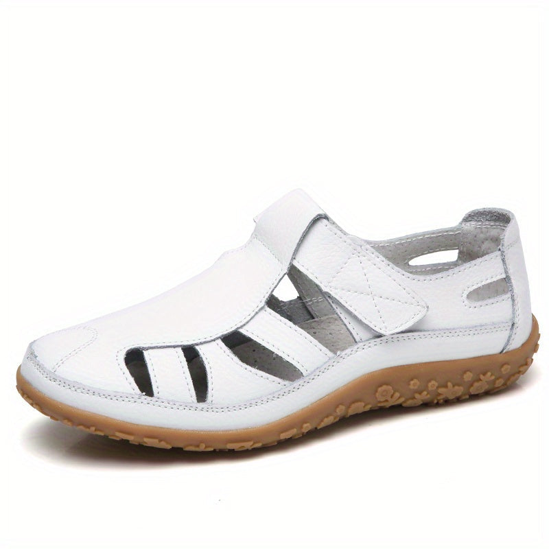 Norah™ Handmade Leather Loafers with Soft Sole and Vintage Design