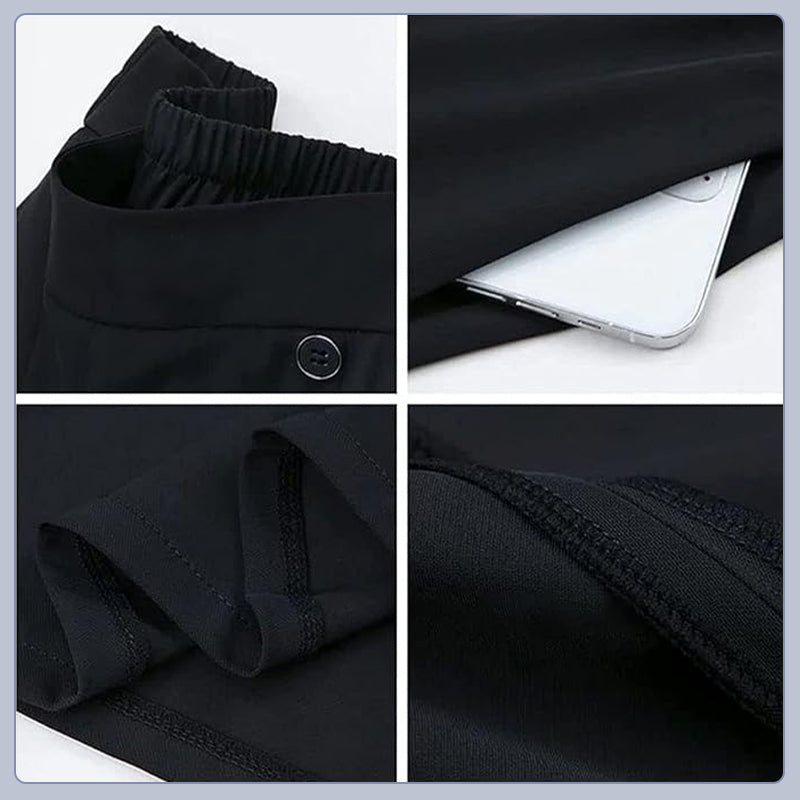Nell™ Elegant Pleated Wide-Leg Pants