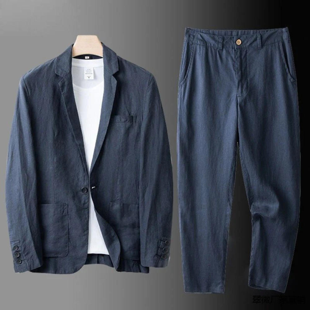 Montiero™ Comfortable and Breathable Linen Set for Men