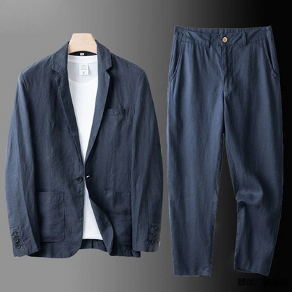 Montiero™ Comfortable and Breathable Linen Set for Men