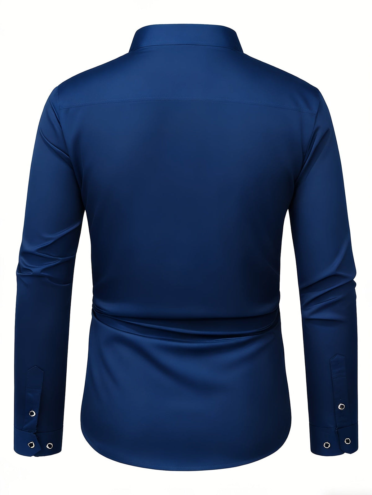 Zaxent | Elegant Long Sleeve Shirt with Vintage Details and Classic Cut