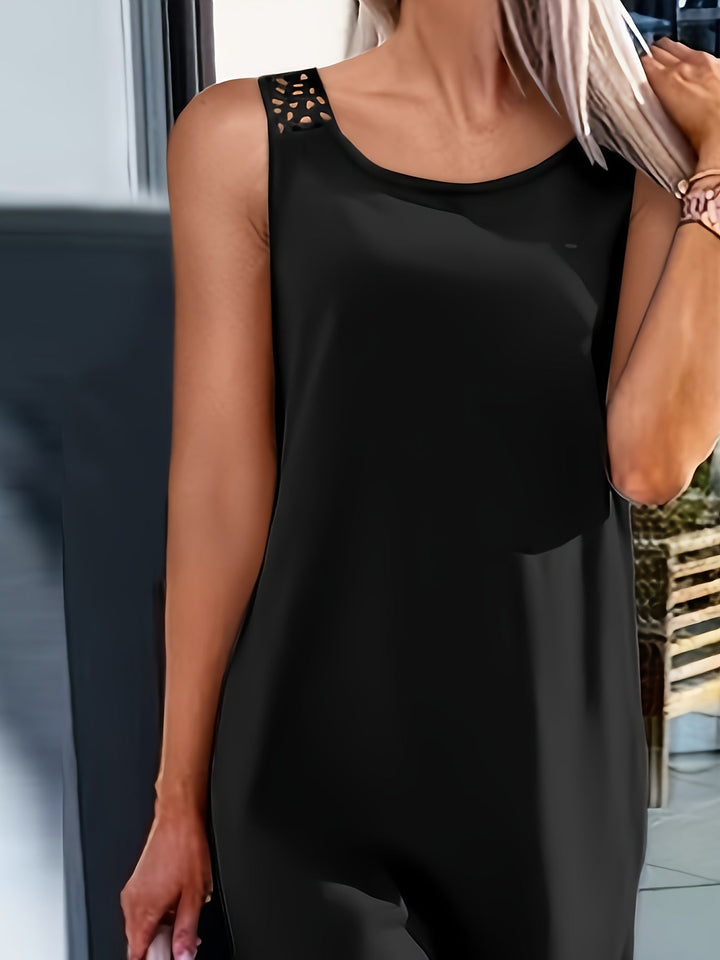 Umaira™ Sleeveless Dress with Lace and Open Back