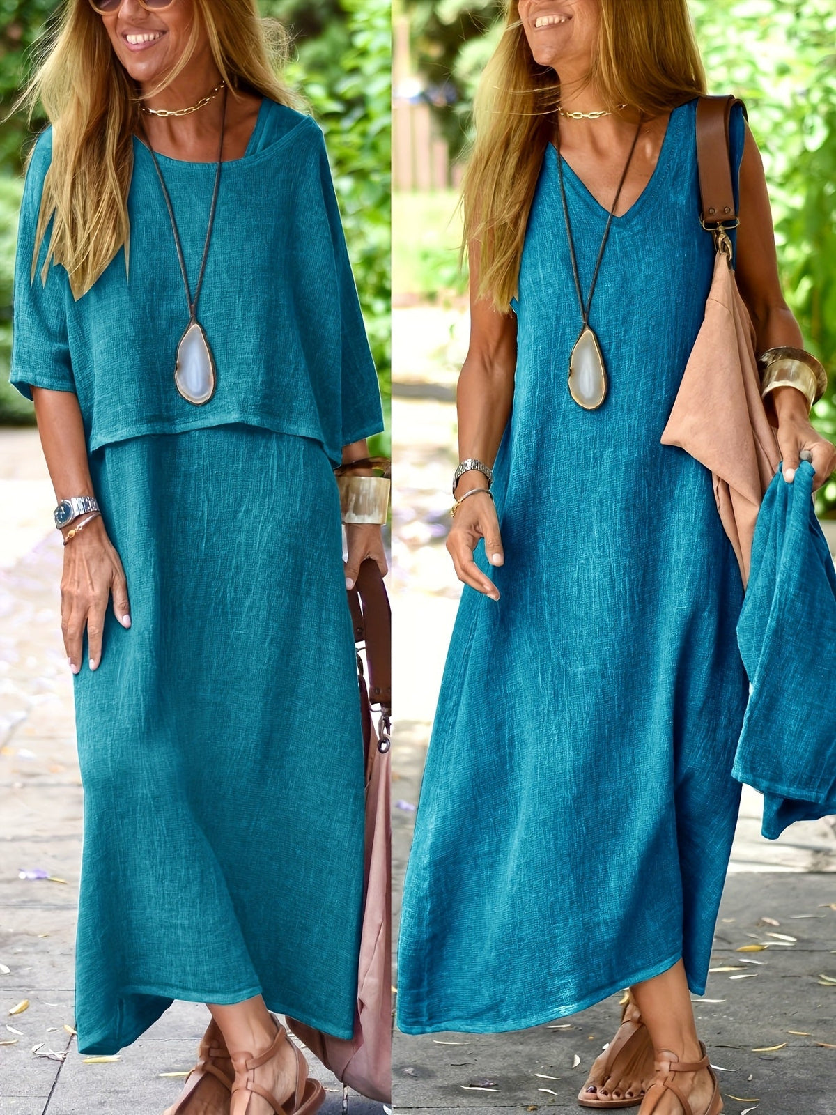 Eleanor | Summer Dress Set with Sleeveless Top and Dress