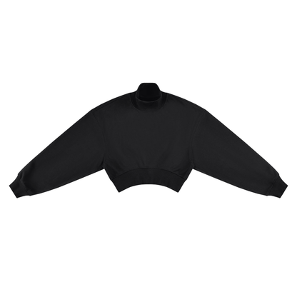 Jada | Women's Crop Mock Neck Sweatshirt