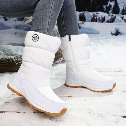 Maristella | Mid-Calf Snow Boots with Elegant Design