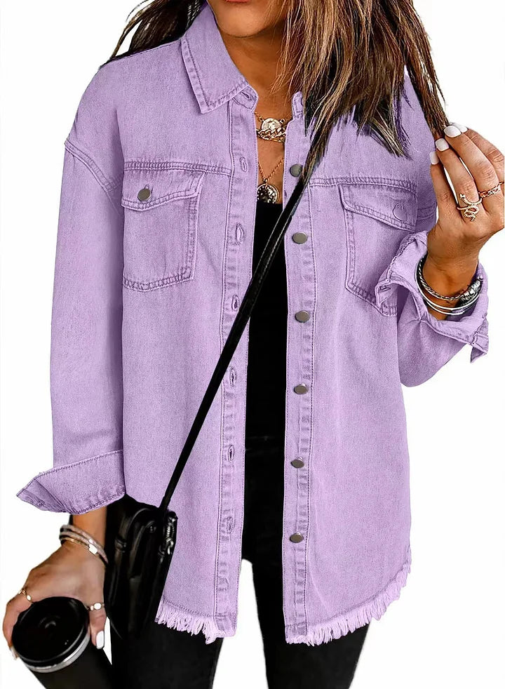 Sorellea™ Classic Denim Jacket for Women - Daily Wear