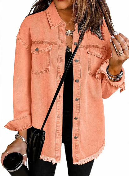 Sorellea™ Classic Denim Jacket for Women - Daily Wear