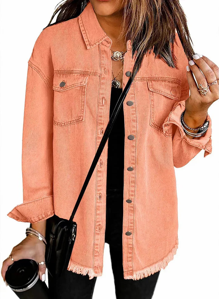 Sorellea™ Classic Denim Jacket for Women - Daily Wear