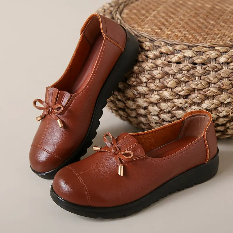 Fernanda | Leather Slip-On Loafers with Soft Sole and Maximum Comfort
