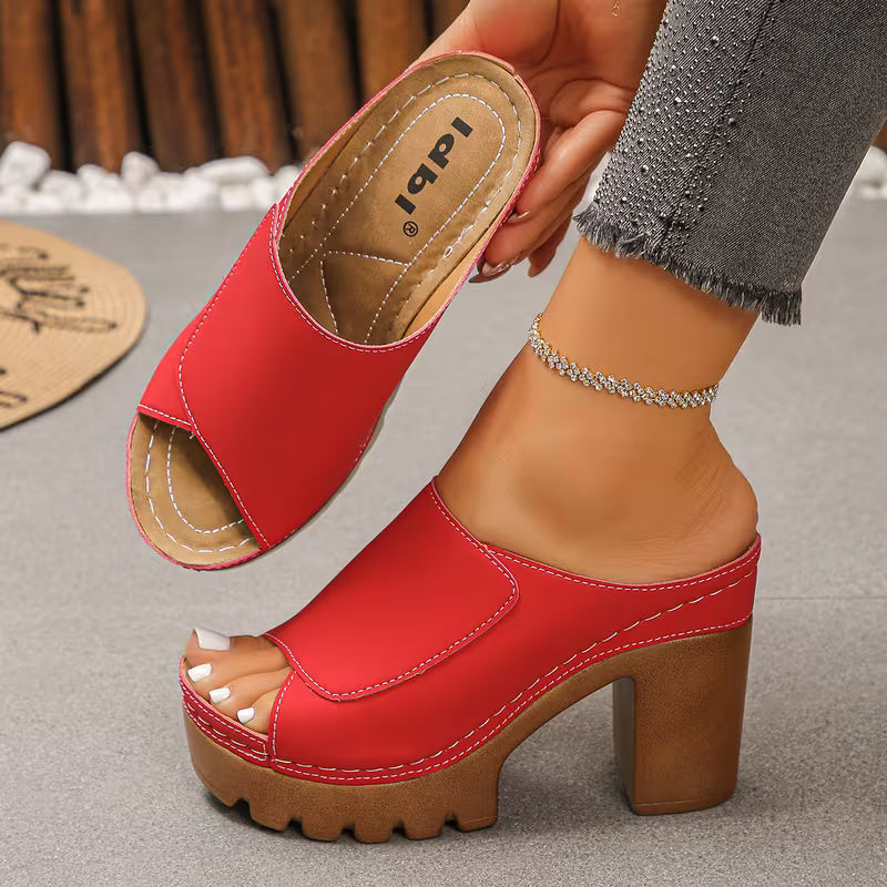 Felicity | Comfortable Sandals with Embossed Details