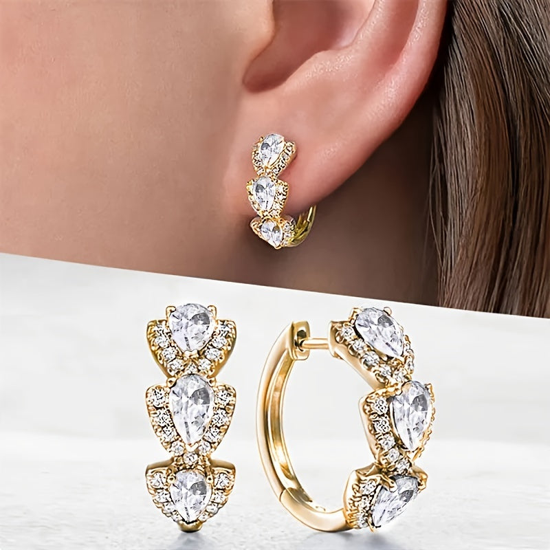 Geneva | A Pair of Fashion Hoop Earrings for Women