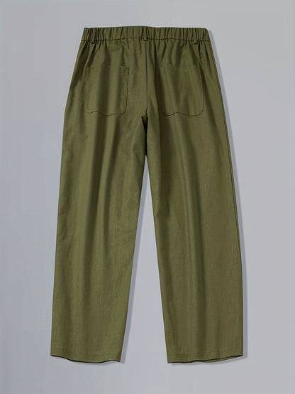 Vruxeth | Men's Straight Pants with Relaxed Fit and Modern Style
