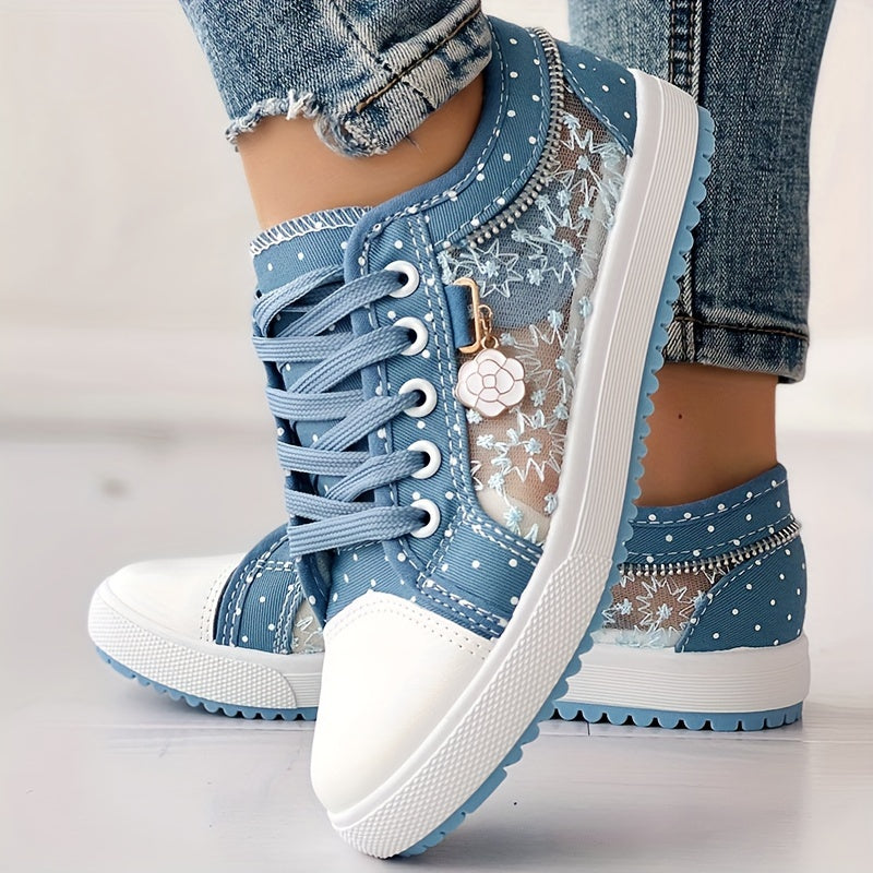Victoria | Breathable Floral Sneakers with Lightweight Design and Maximum Comfort