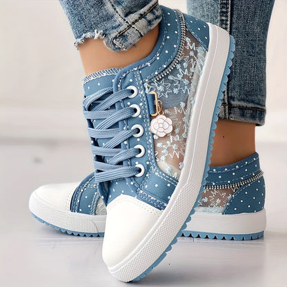 Victoria | Breathable Floral Sneakers with Lightweight Design and Maximum Comfort