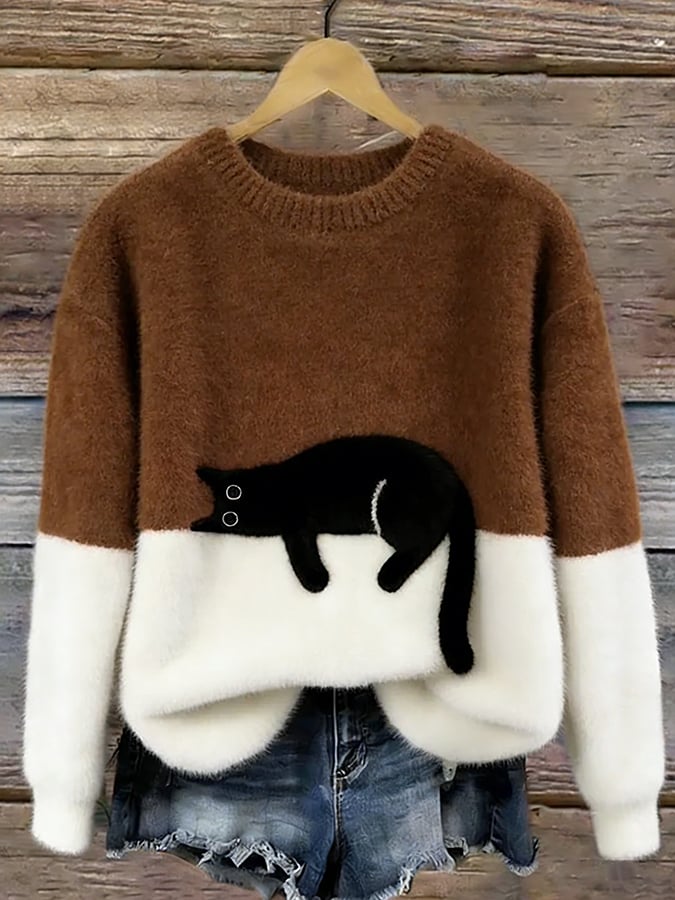 Caelania™ Minimalist Cat Hoodie