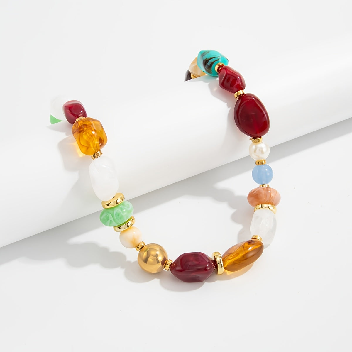 Ixothyn | Bohemian Beaded Necklace with Vintage Design and Handmade Style