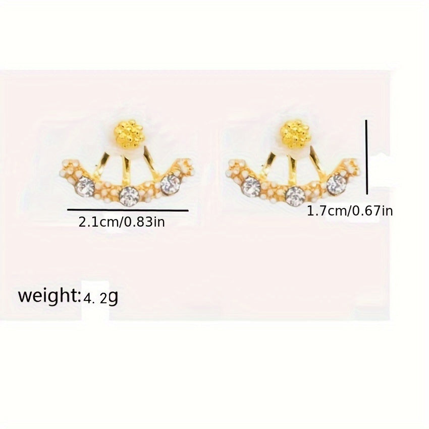 Faye™ Elegant Floral Earrings with Korean Style