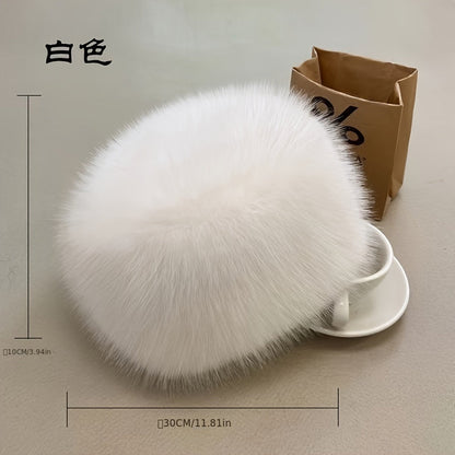 Juliana | Warm and Elegant Faux Fur Winter Beanie