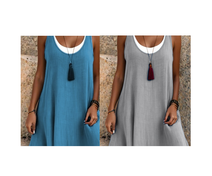 Gabrielle | Two-Piece Effect Dress with Layered Design and Elegant Style