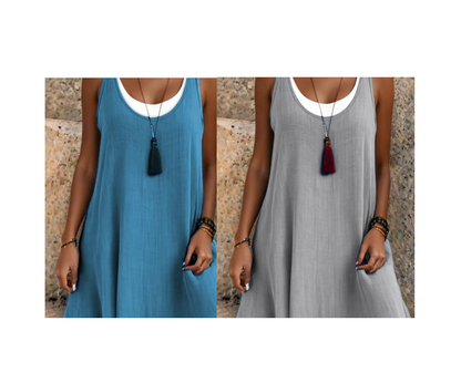 Gabrielle | Two-Piece Effect Dress with Layered Design and Elegant Style