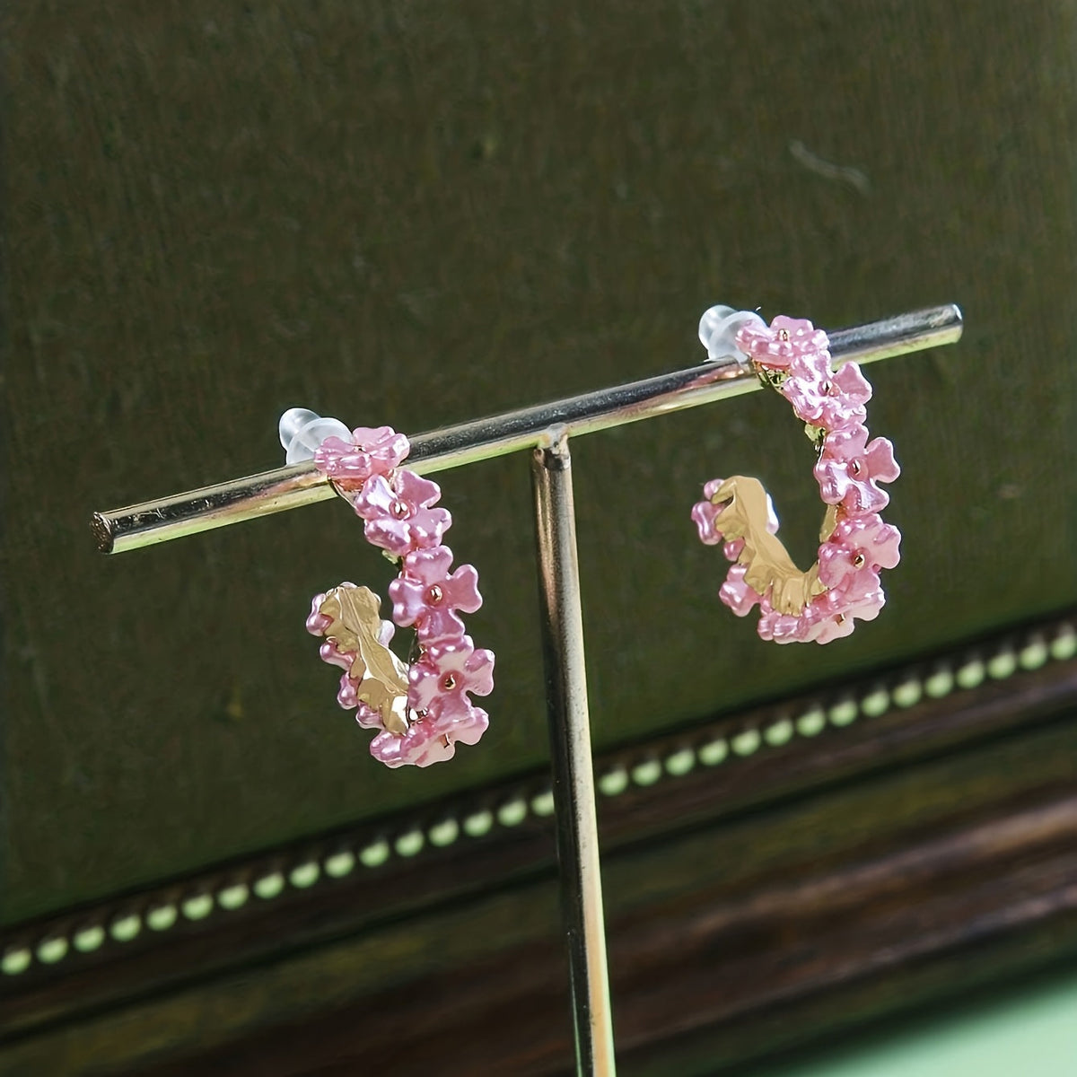 Anneliese | Handwoven Earrings with Baroque Pearls and Bohemian Style