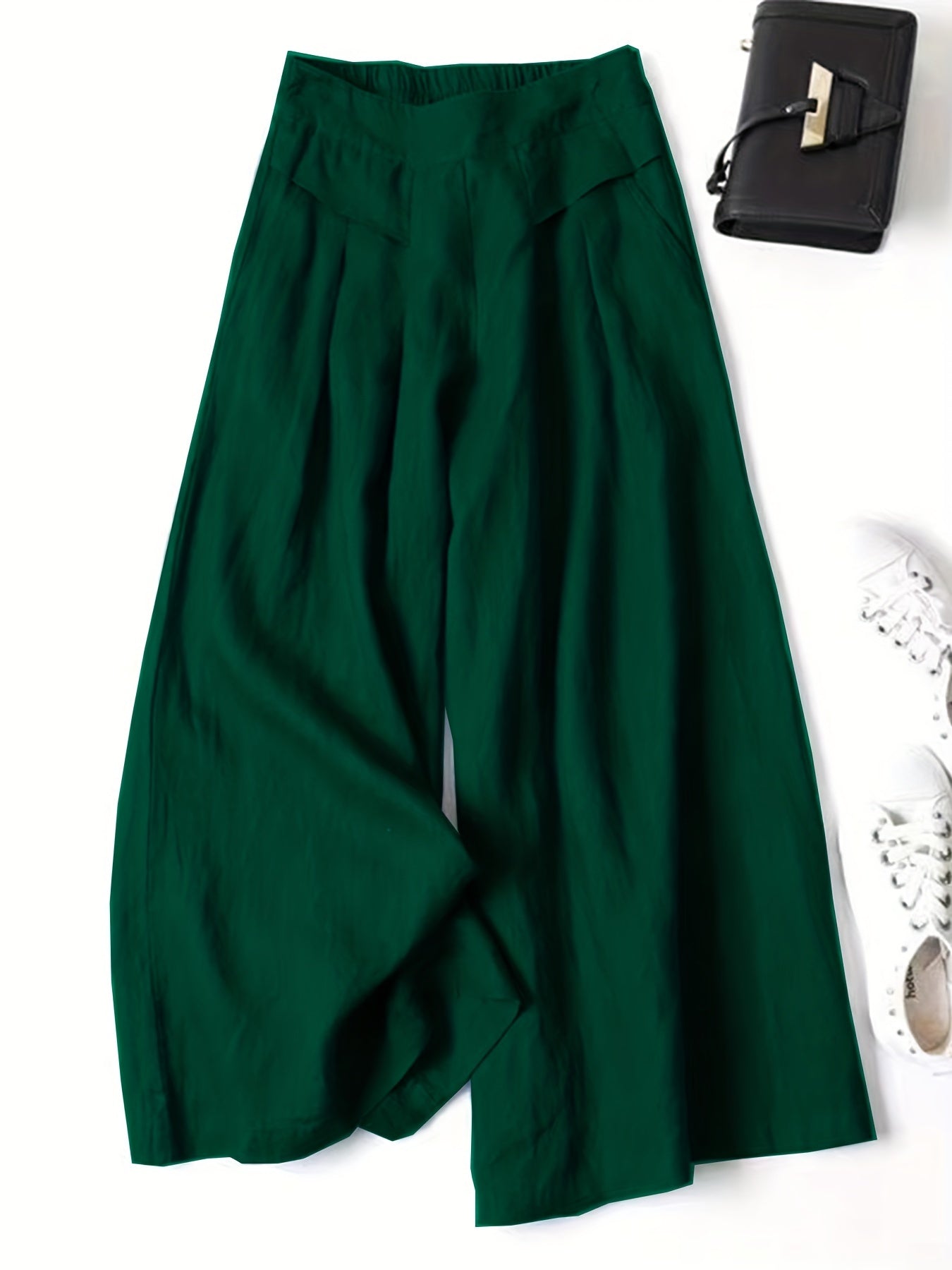 Brisae™ Vintage Style Wide Leg Linen Pants