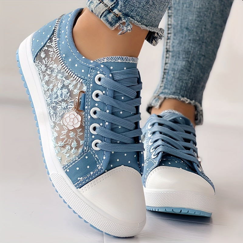 Victoria | Breathable Floral Sneakers with Lightweight Design and Maximum Comfort