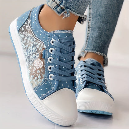 Victoria | Breathable Floral Sneakers with Lightweight Design and Maximum Comfort