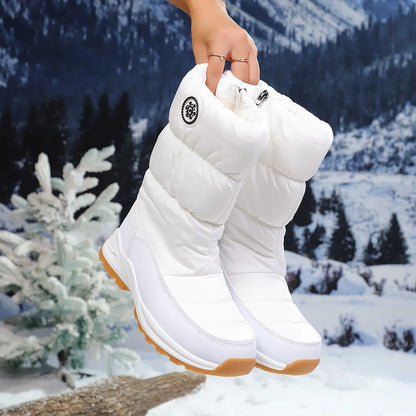 Maristella | Mid-Calf Snow Boots with Elegant Design