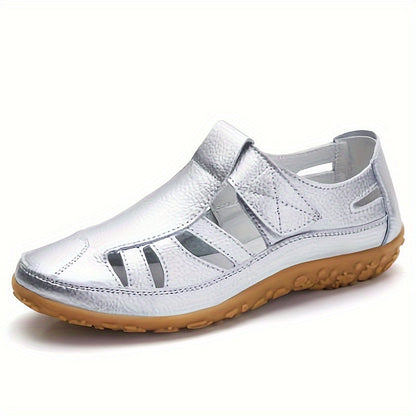 Norah™ Handmade Leather Loafers with Soft Sole and Vintage Design