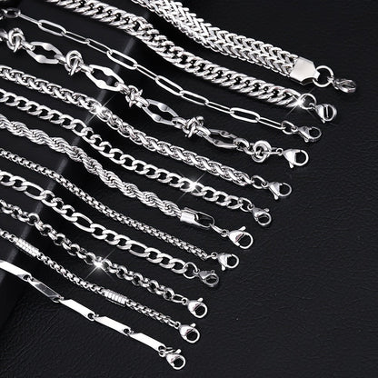Stetson | Set of 10 Stainless Steel Bracelets with Minimalist and Versatile Style
