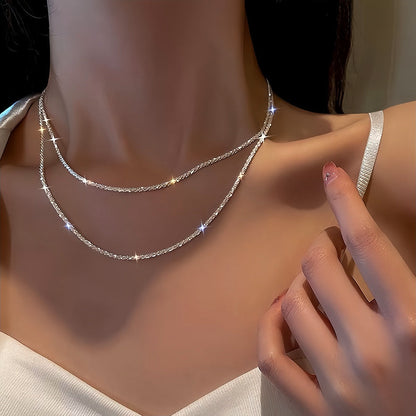 Violet | Minimalist and Shiny Stainless Steel Star Necklace