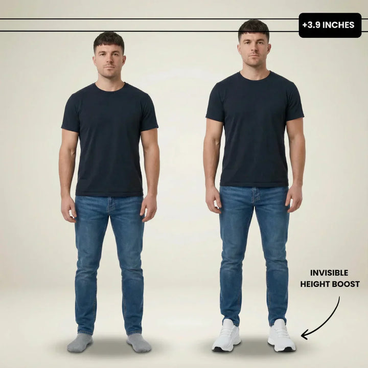 Torvane™ Urban Sneakers with Invisible Elevation and Modern Design