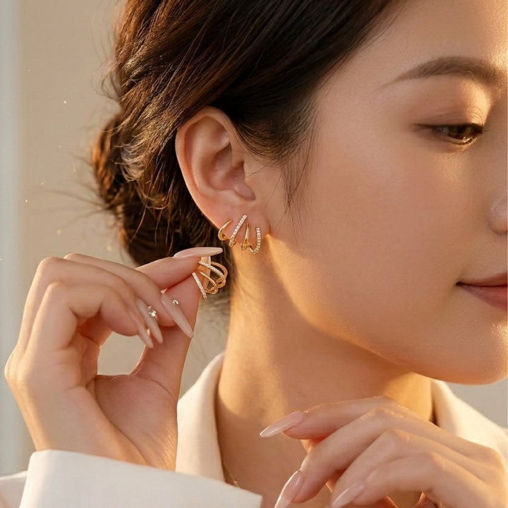 Brielle™ 2-in-1 Claw Earrings for Women