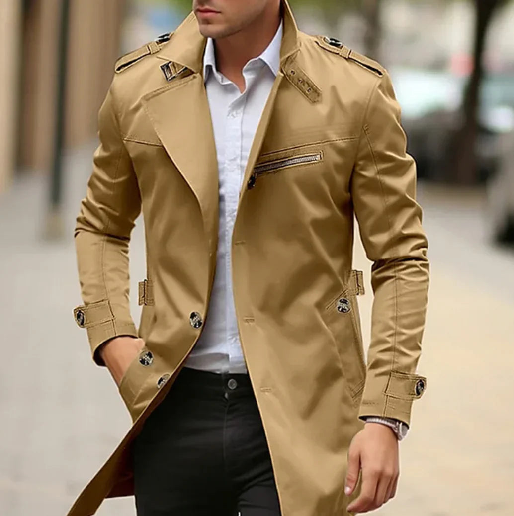 Belvaro™ Lightweight Gabardine for Men Modern Style