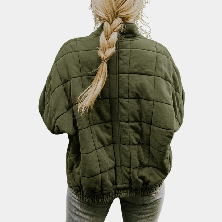 Zellora™ Soft Quilted Jacket with Front Zipper