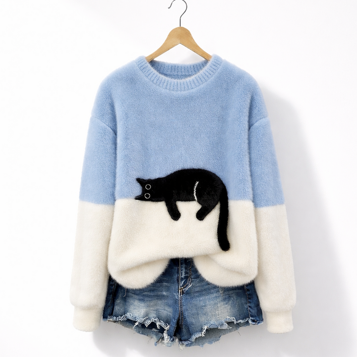 Caelania™ Minimalist Cat Hoodie