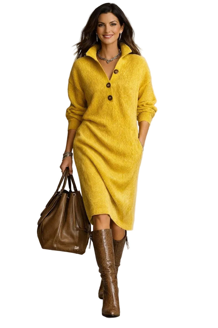 Velmira™ Elegant Casual Knit Dress Easy to Combine