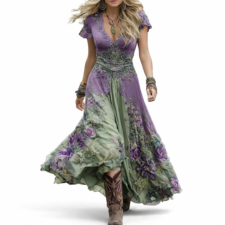 Amélique™ Floral Maxi Dress Spring Look