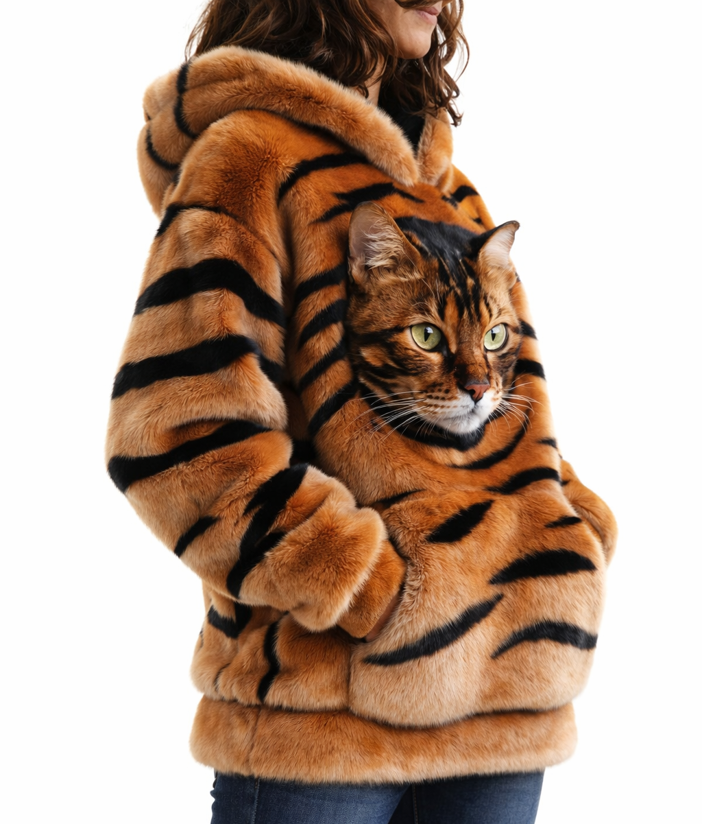 Miauvéa™ Total Comfort Cat Plush Hoodie