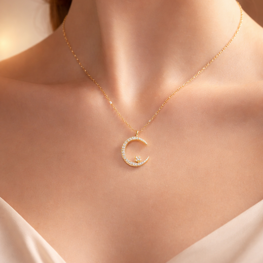 Seluné™ Necklace Luna and Shining Stars