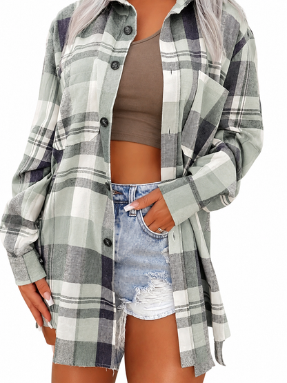 Gwendolyn | Lightweight Long Sleeve Summer Elegant Style Shirt