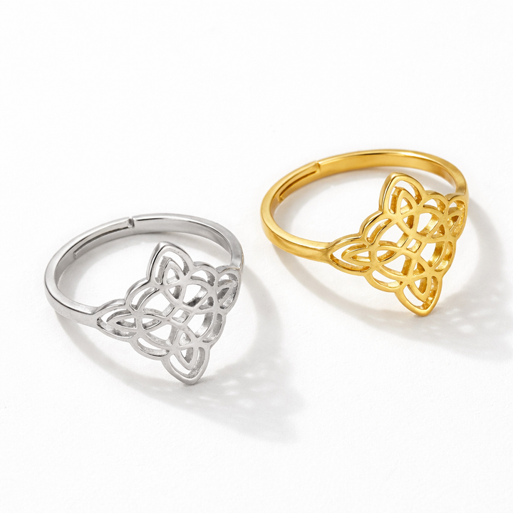 Mavrelle™ Mystic Protective Knot Ring with Elegant Design