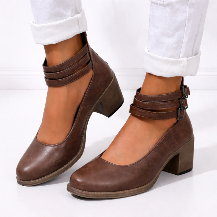 Vilorine™ Modern Heeled Sandals with Comfortable Fit