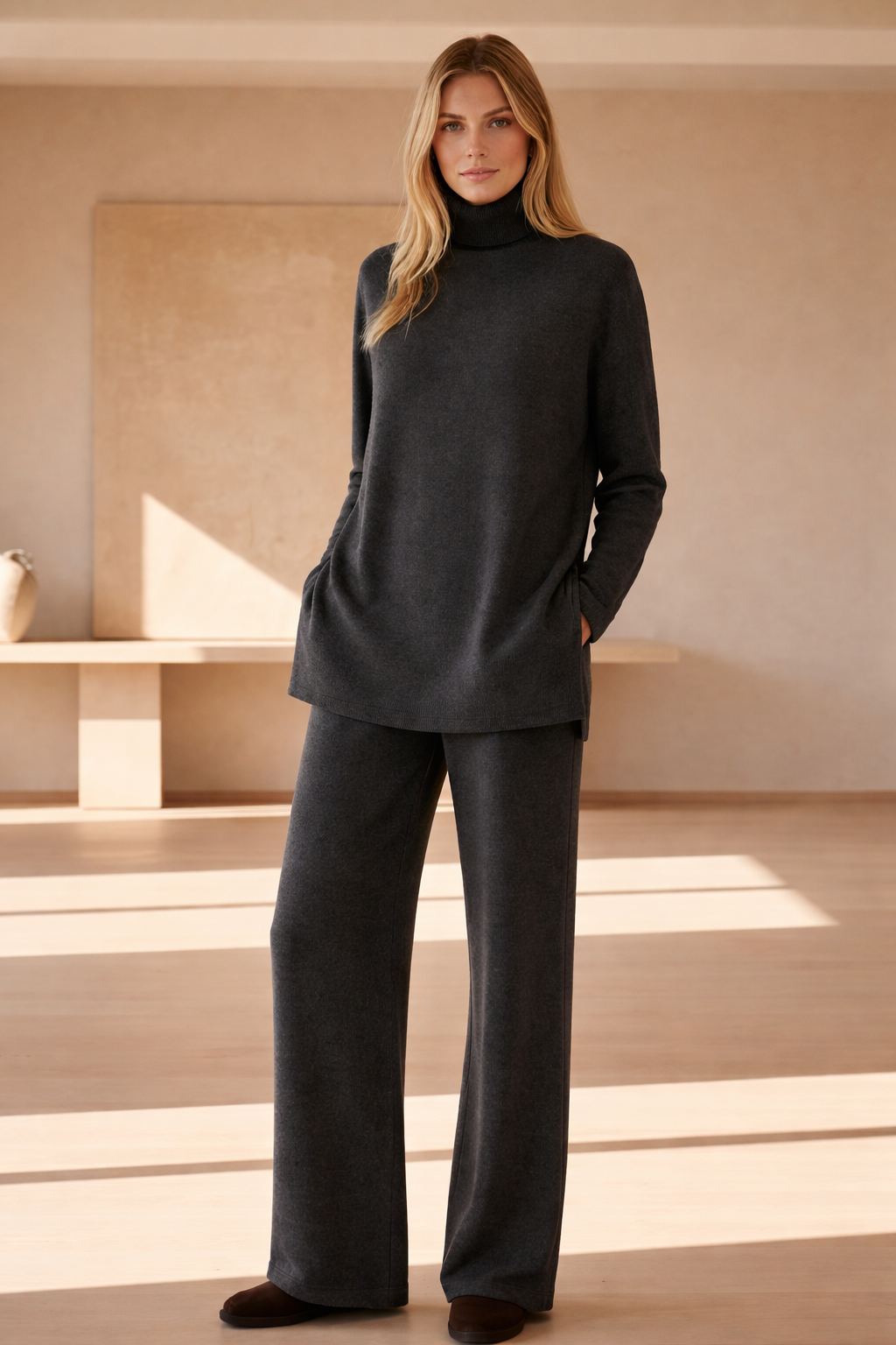 Rosavienne™ Elegant Knit Set and Trousers for Women for Daily Comfort