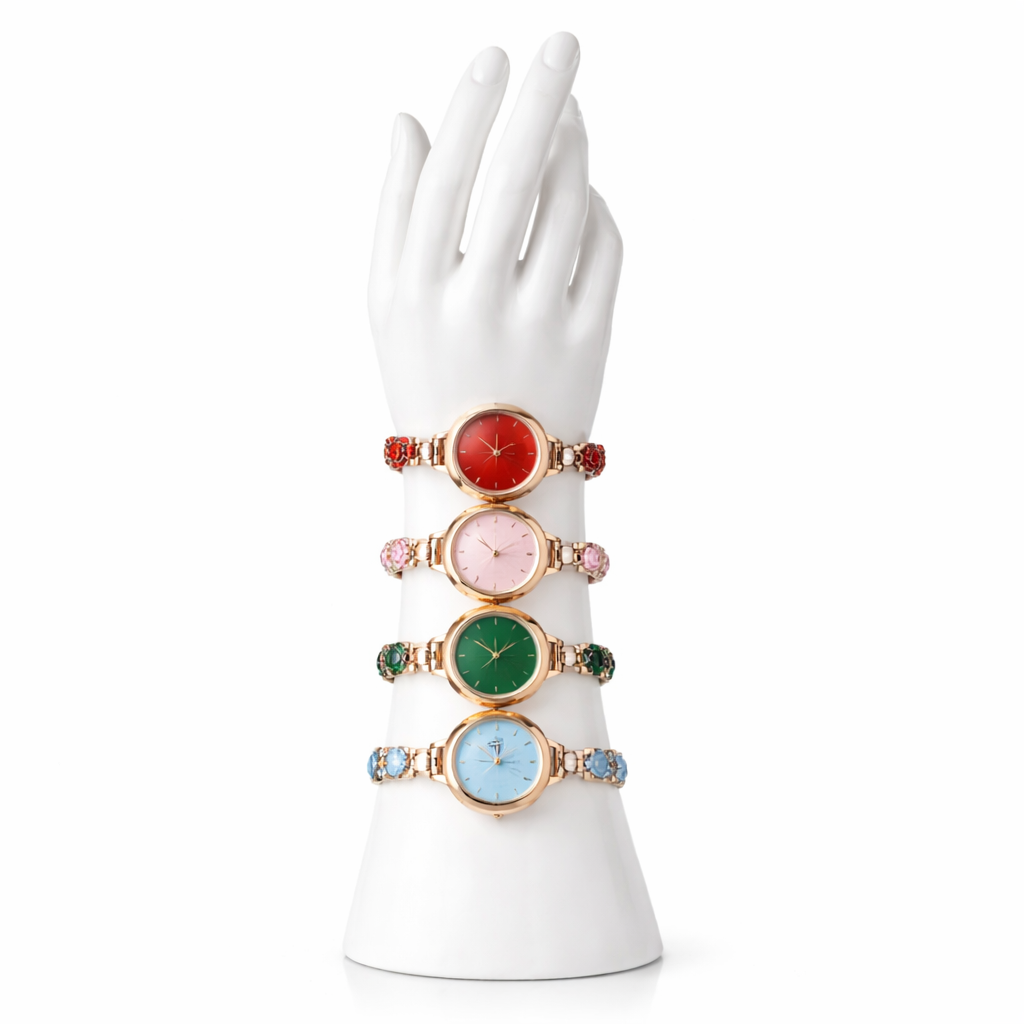 Doreya | Women's Wristwatch with Colorful Zirconia
