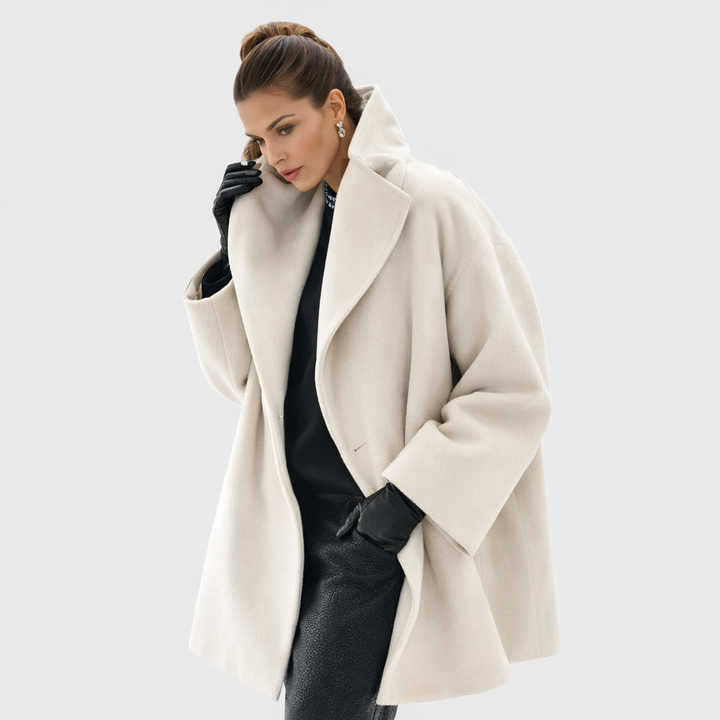 Elmarae™ Classic Silhouette Wool Coat