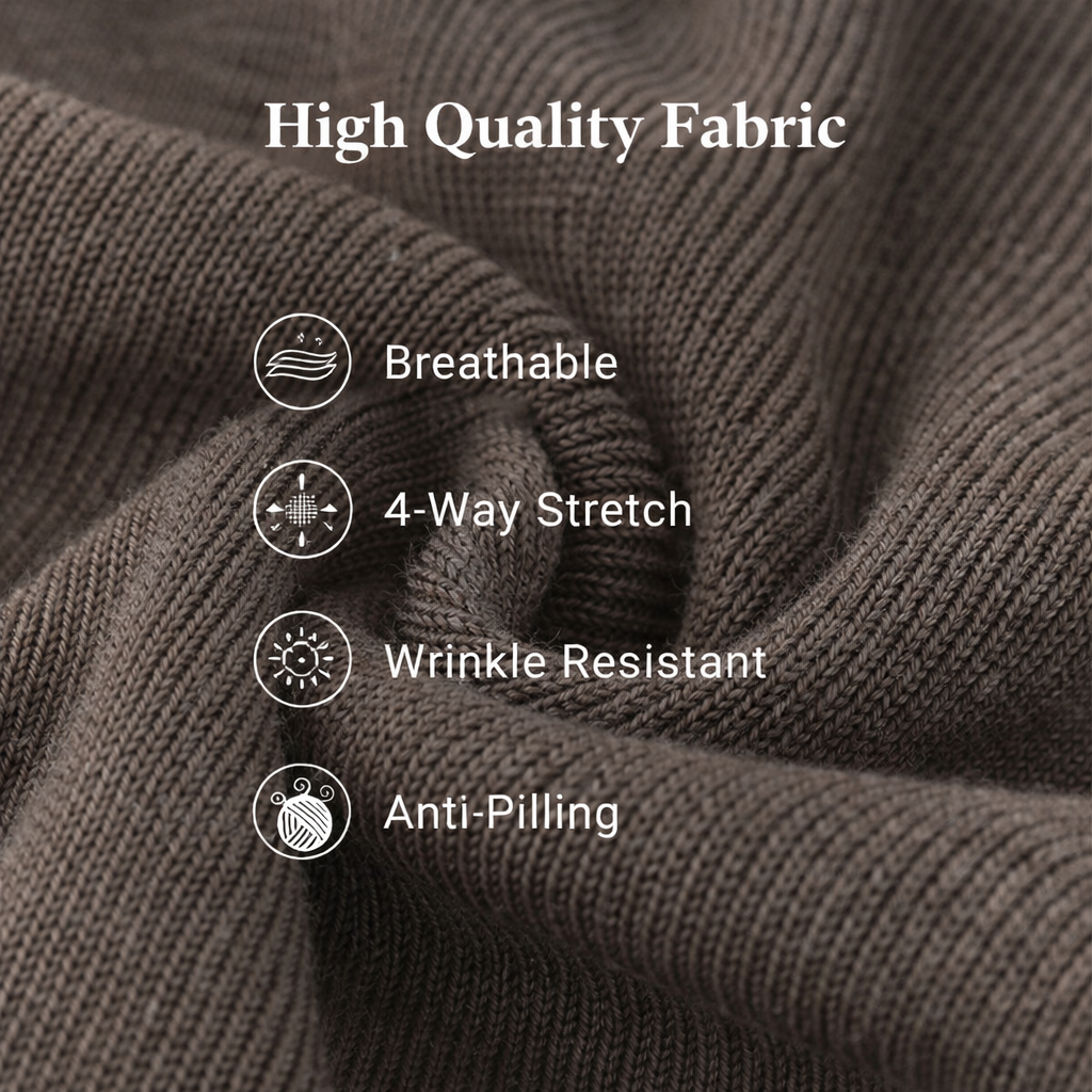 Galira | Elegant Pleated Dress for Women with Round Neck