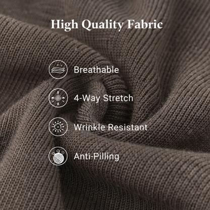 Galira | Elegant Pleated Dress for Women with Round Neck